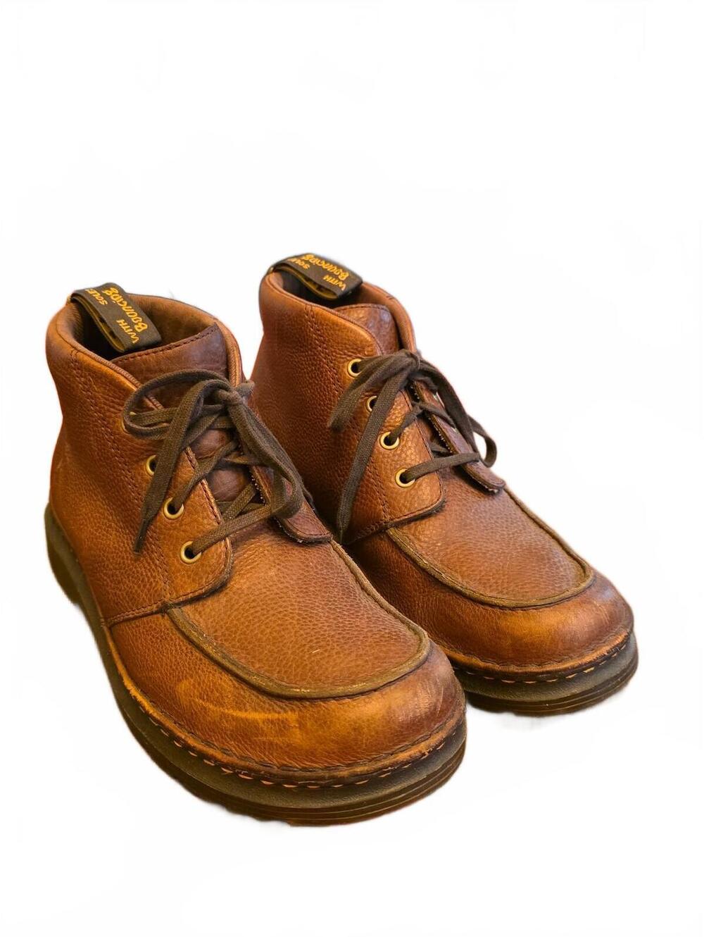 Dr. Martens Austin Brown Grizzly Moc Toe Chukka Boots Men's US 10 EU 43